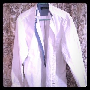 Nautica White Button Down Dress Shirt